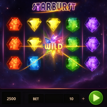 Unibet - Starburst Slot Game - Free Spins and Re-spins