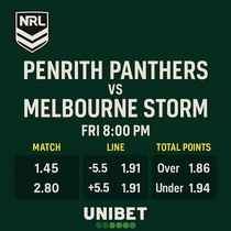 Unibet - NRL Betting - Rugby League Markets